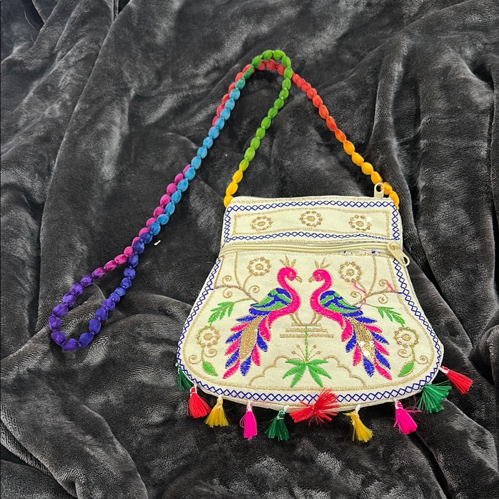 Multicolor Embroidered Women's Bag